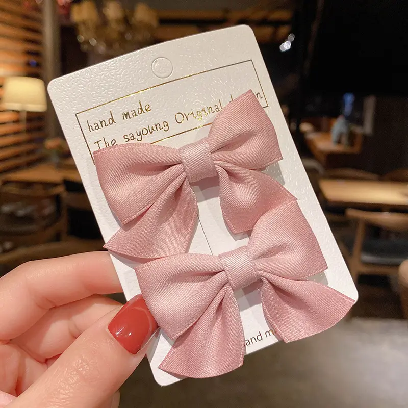 Pink Bow Hairpin for Girls & Women - Image 2