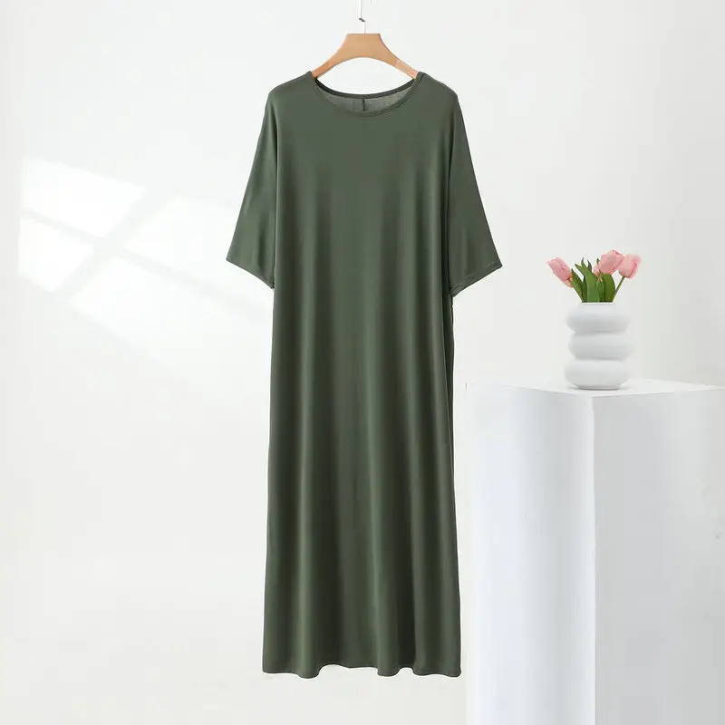 Women's Yellow A-Line Long Skirt Dress — feature 12