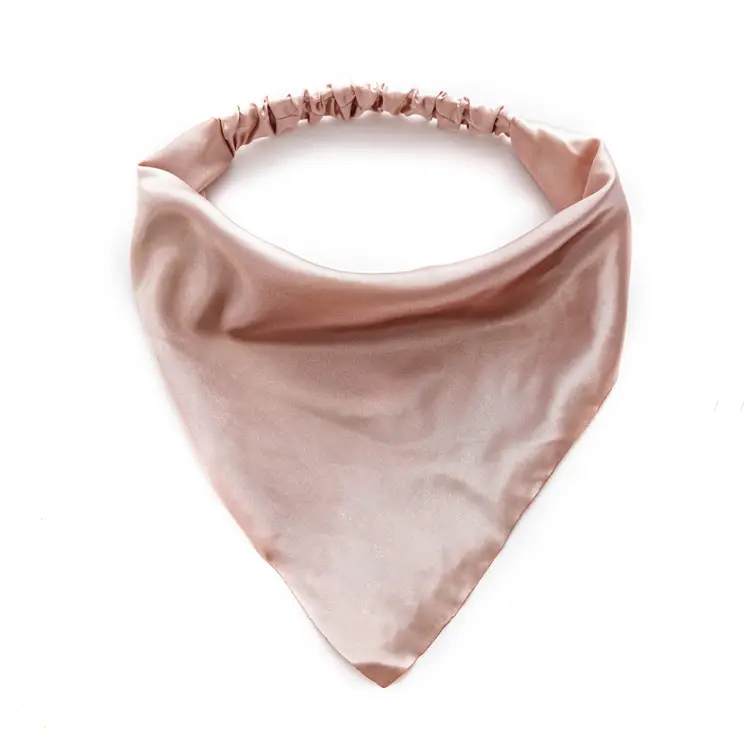Purple Satin Triangle Hairband for Women