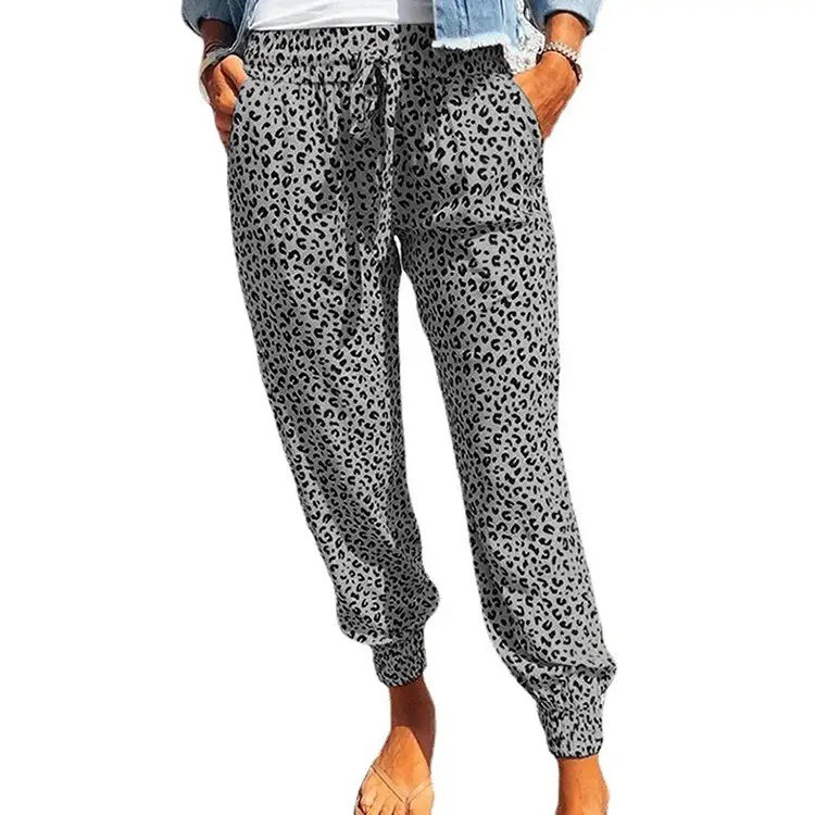 Women Leopard Print Leggings Pants 2025 Summer