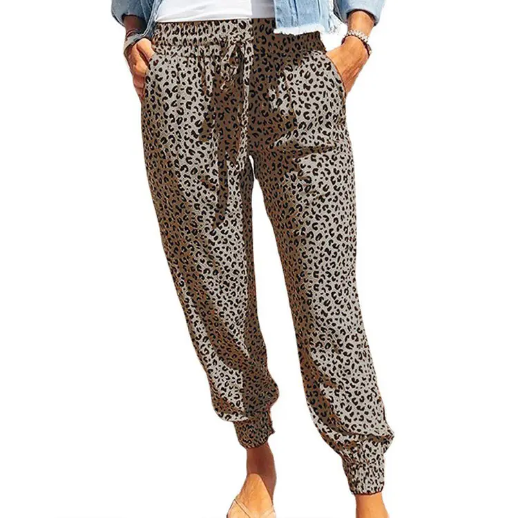 Women Leopard Print Leggings Pants 2025 Summer