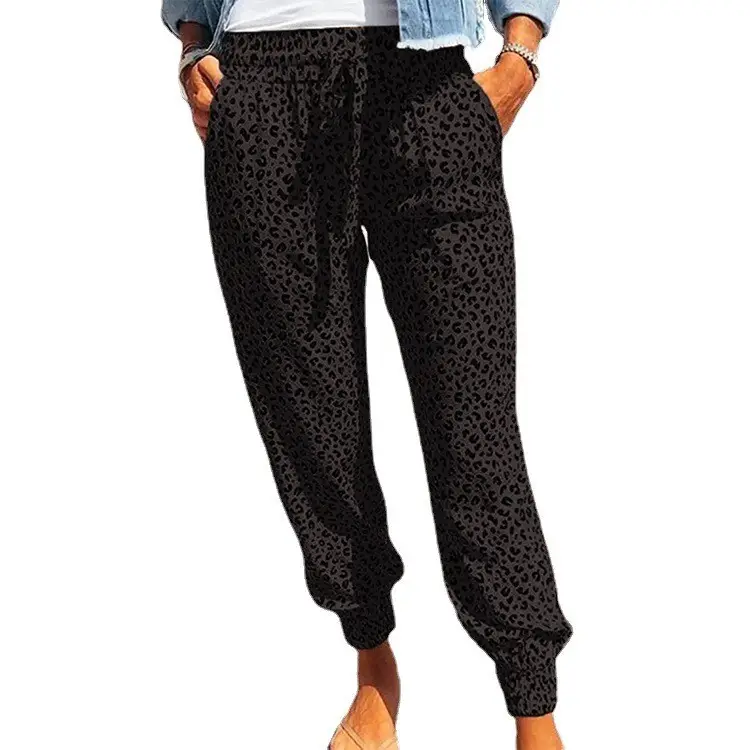 Women Leopard Print Leggings Pants 2025 Summer