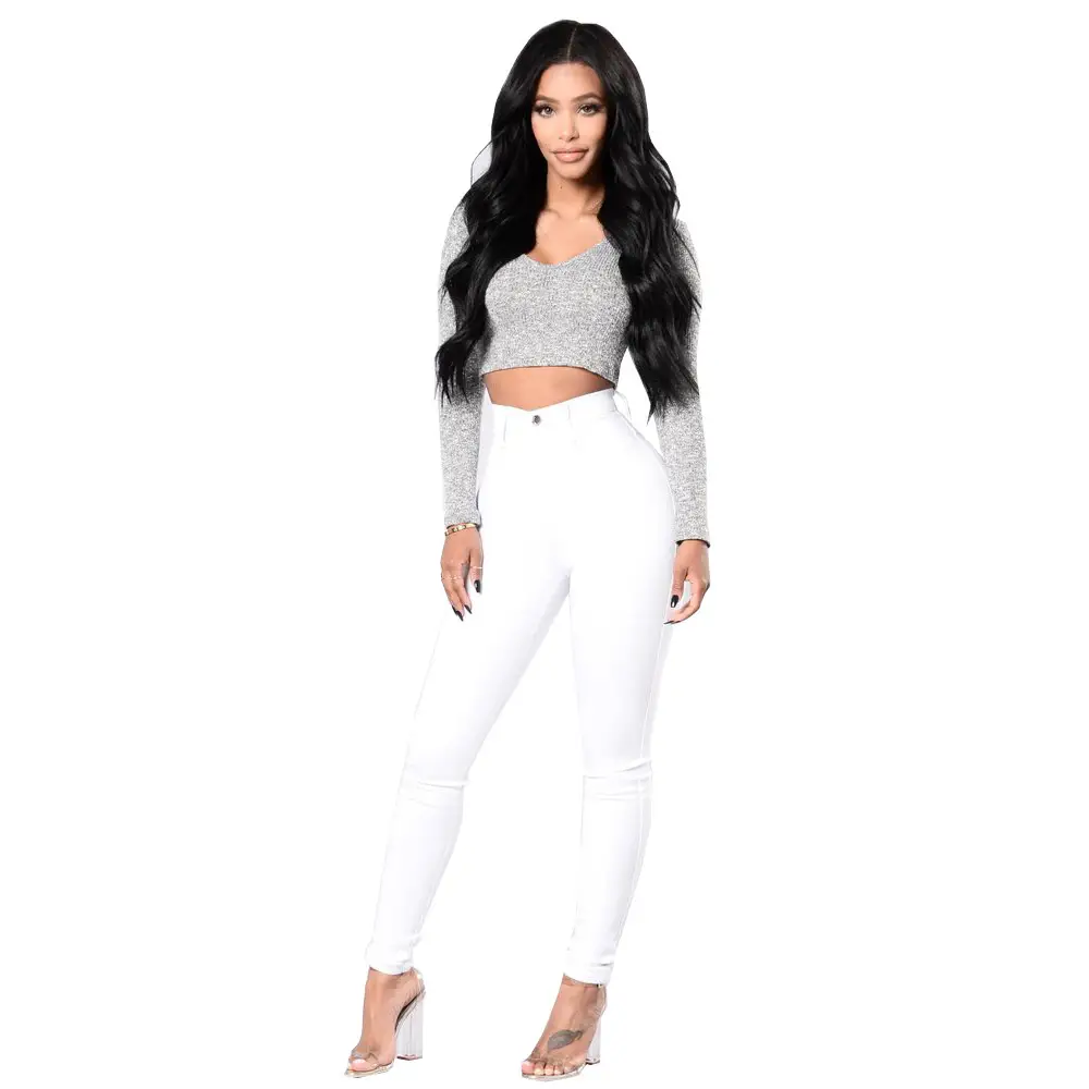 2022 Export High-Elastic Denim Jeans for Women — feature 7