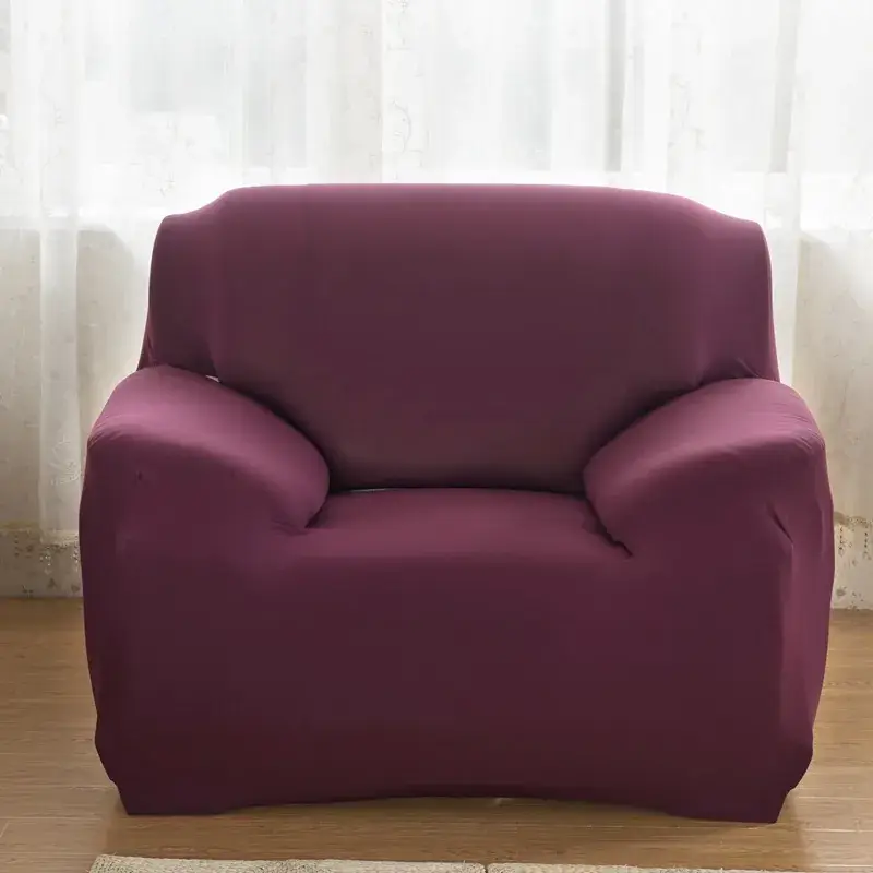 Elastic Sofa Cover Red Single Double Three Four Size - Image 24