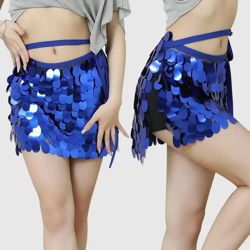 2023 Belly Dance Waist Chain Hip Scarf Skirt Sequin Set - Image 14