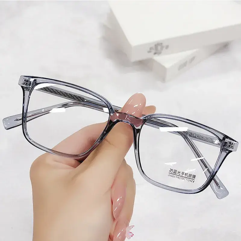 Women Anti-Blue Light Glasses Transparent Frame High Sensitivity - Image 2