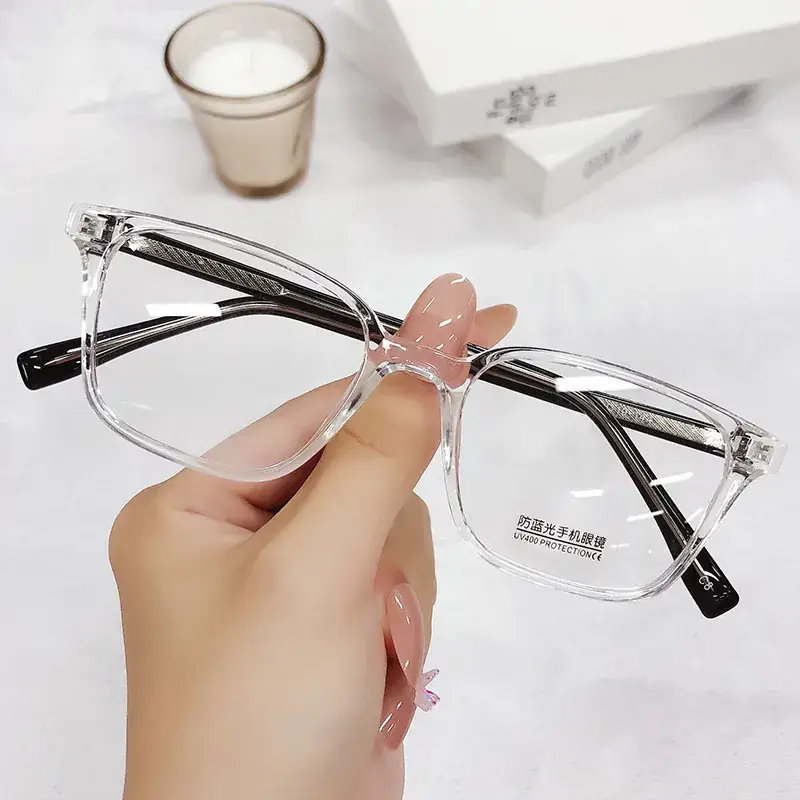 Women Anti-Blue Light Glasses Transparent Frame High Sensitivity - Image 5