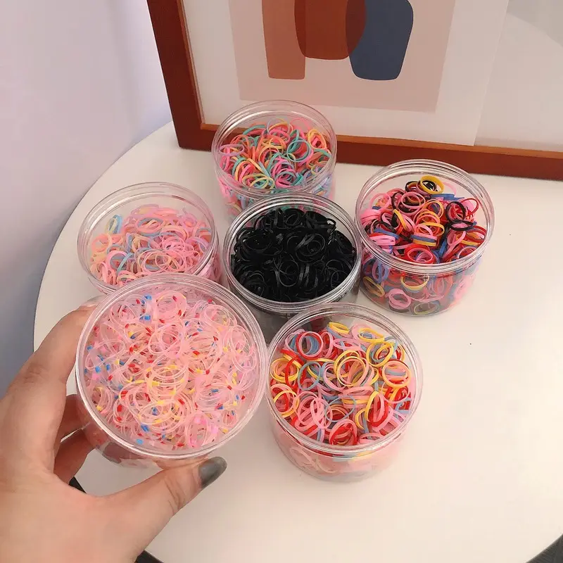 Disposable Rubber Band for Kids Hair Ties Bands