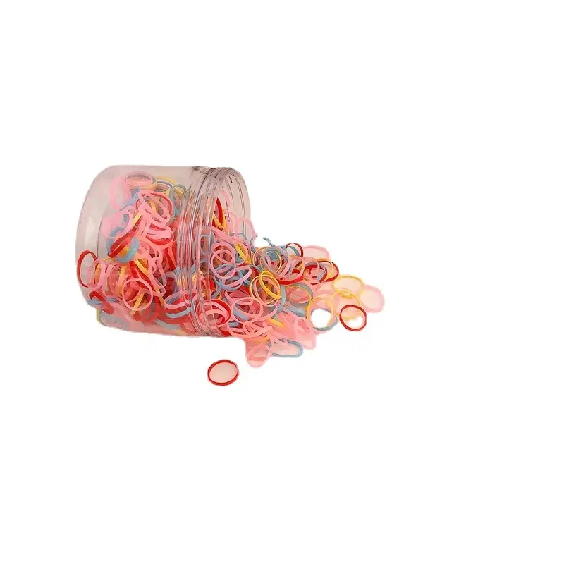 Disposable Rubber Band for Kids Hair Ties Bands
