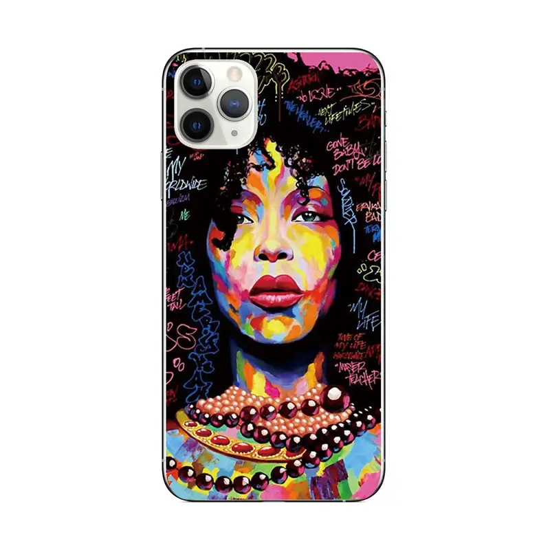 African Girl Mobile Phone Case 14Promax Anti-Fingerprint Soft Shell - Image 21