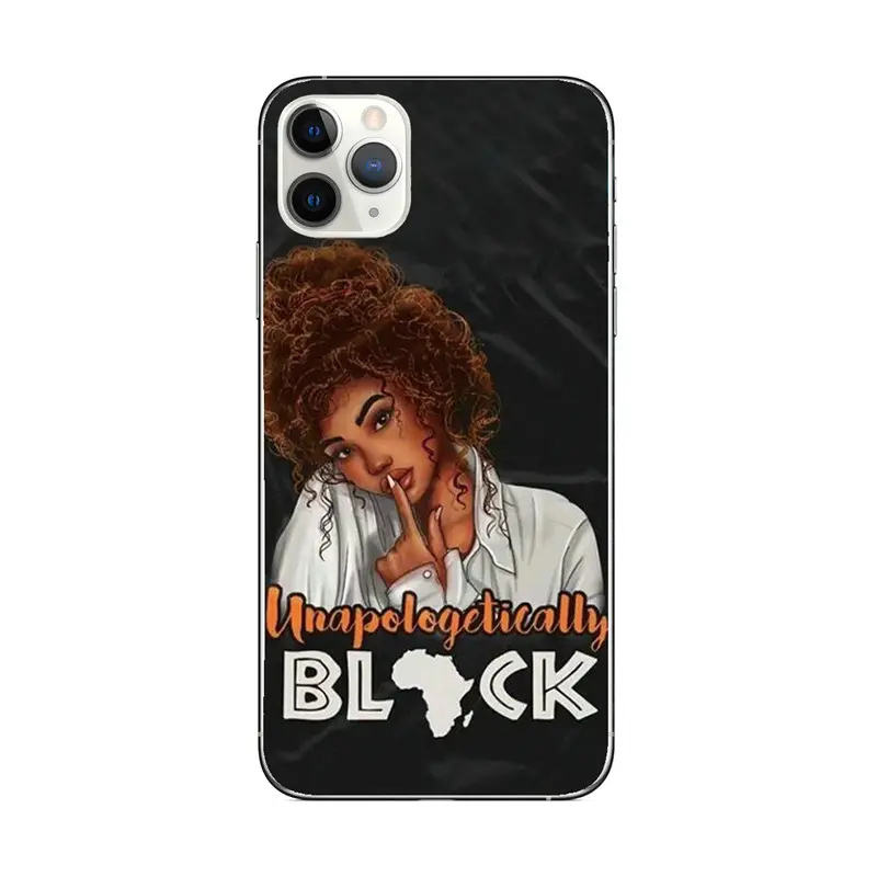 African Girl Mobile Phone Case 14Promax Anti-Fingerprint Soft Shell - Image 11