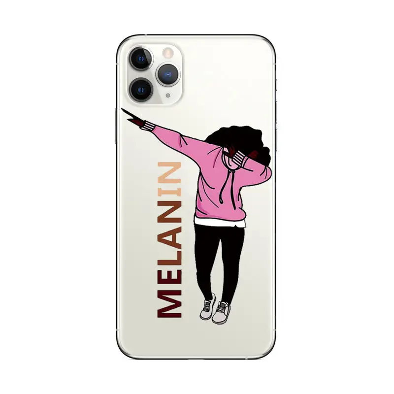 African Girl Mobile Phone Case 14Promax Anti-Fingerprint Soft Shell - Image 2