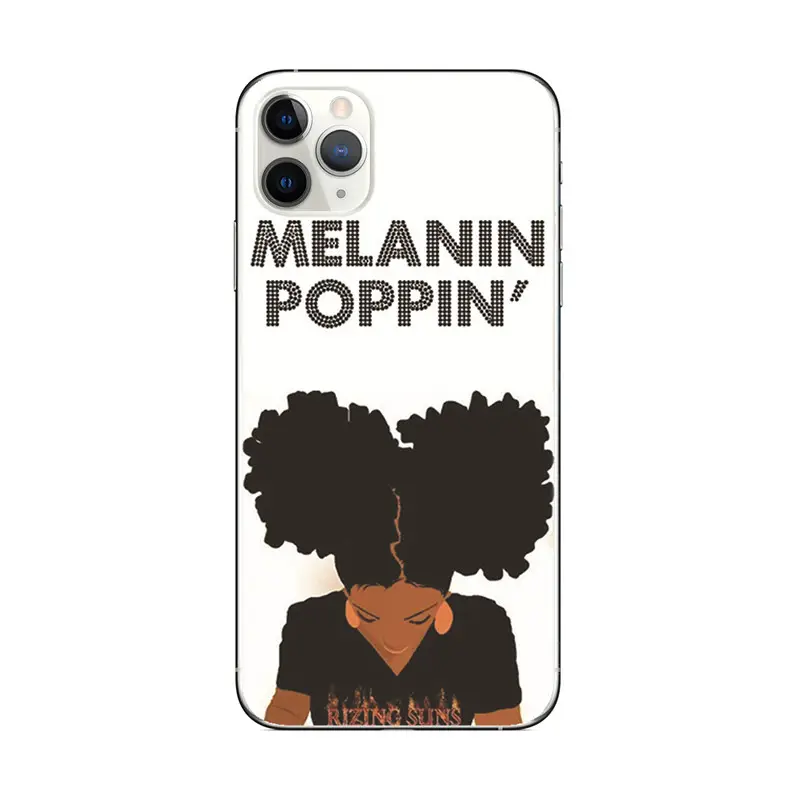 African Girl Mobile Phone Case 14Promax Anti-Fingerprint Soft Shell - Image 3