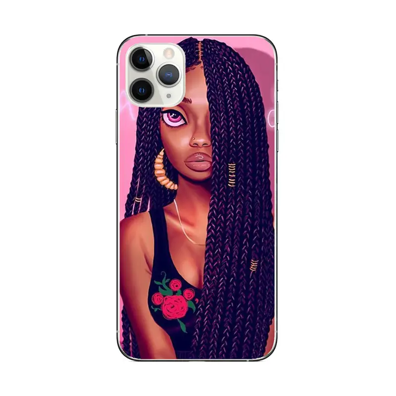 African Girl Mobile Phone Case 14Promax Anti-Fingerprint Soft Shell - Image 6
