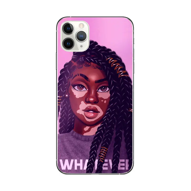 African Girl Mobile Phone Case 14Promax Anti-Fingerprint Soft Shell - Image 7