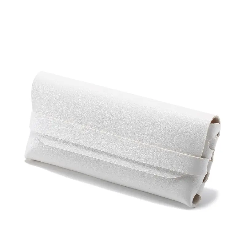 White Leather Sunglasses Case Portable Gift Box - Image 7