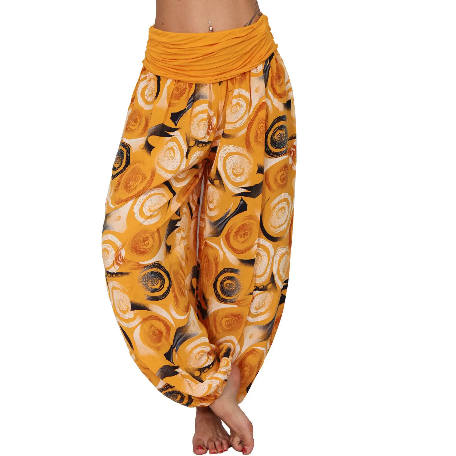 2022 Women's Printed Loose Harem Pants Spring Summer - Image 19