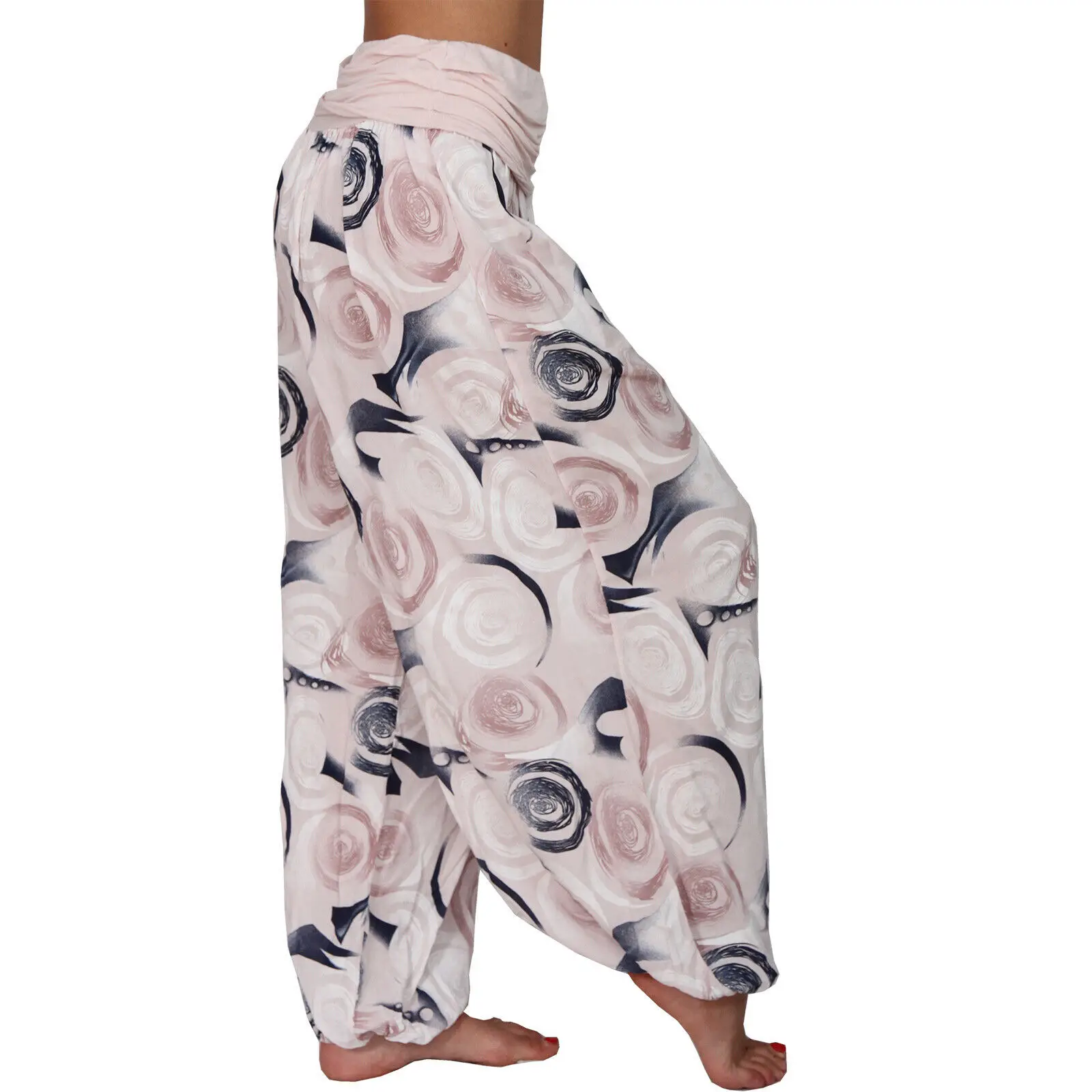 2022 Women's Printed Loose Harem Pants Spring Summer - Image 13