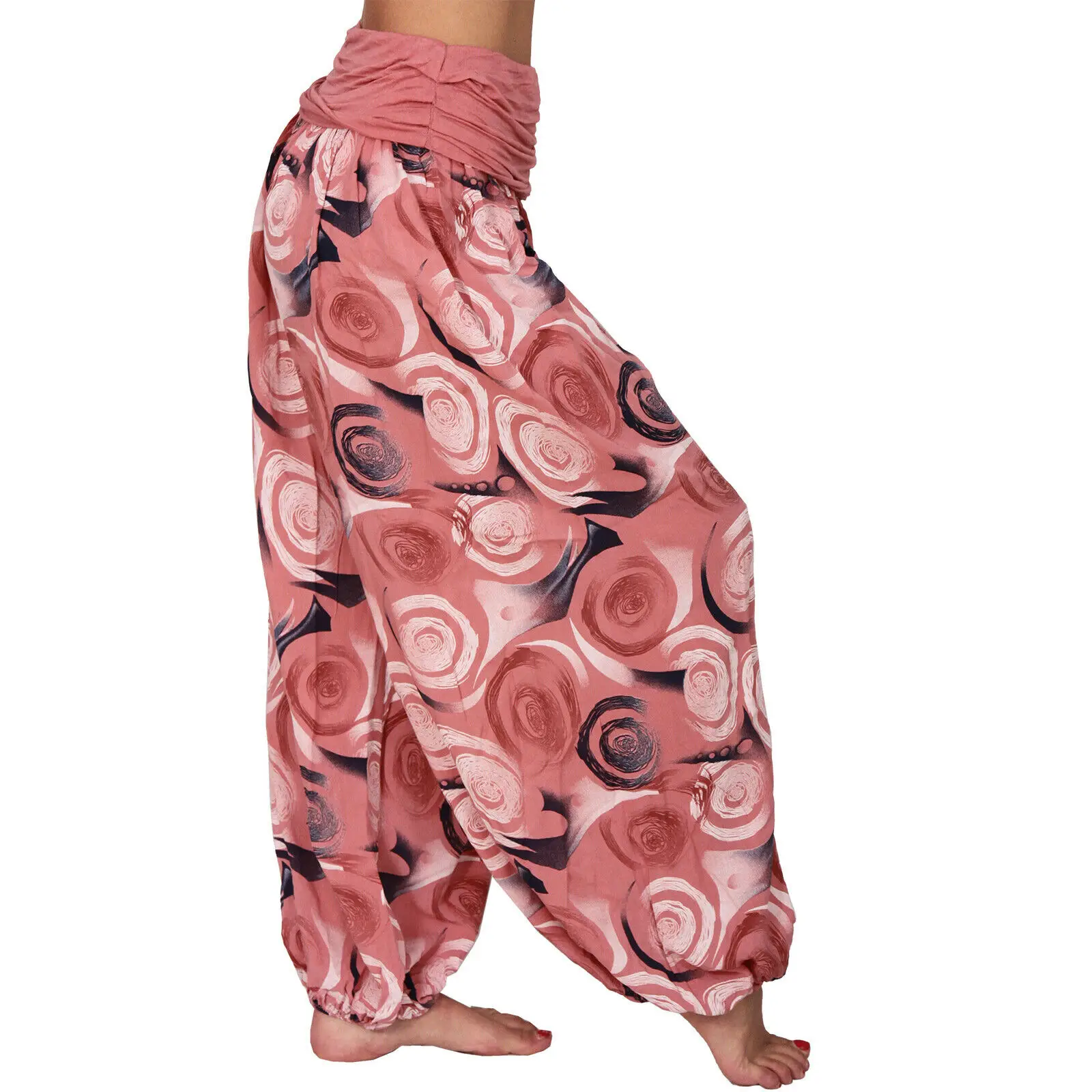 2022 Women's Printed Loose Harem Pants Spring Summer - Image 14