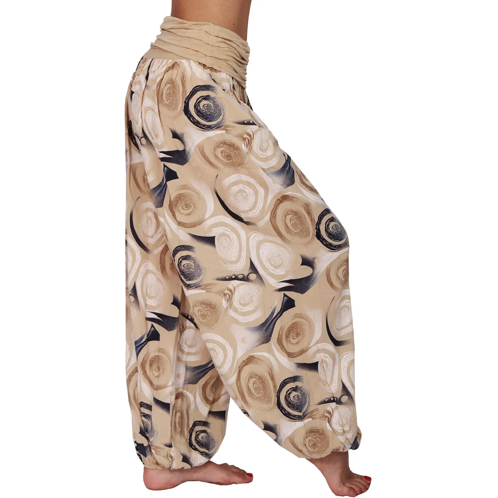 2022 Women's Printed Loose Harem Pants Spring Summer - Image 2