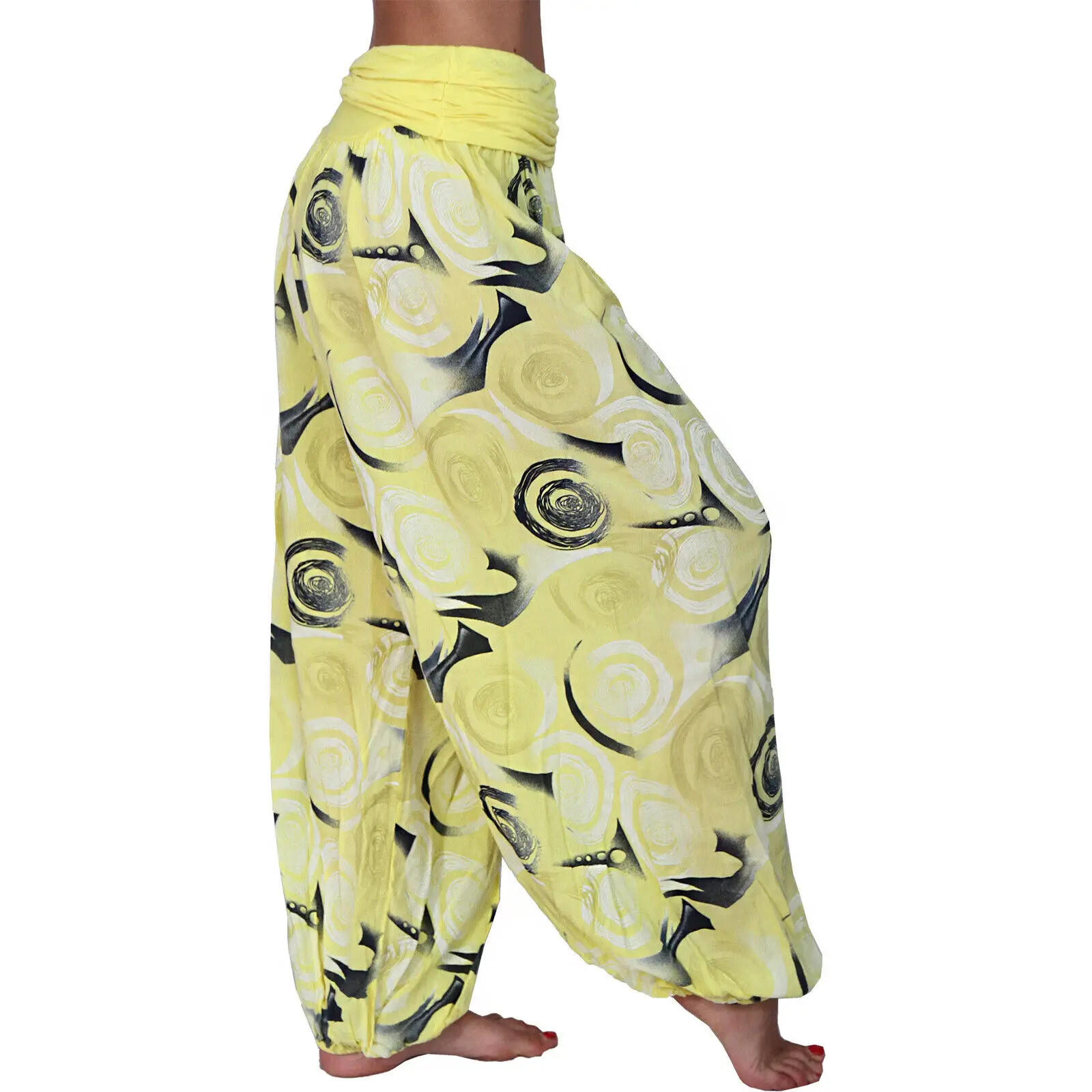 2022 Women's Printed Loose Harem Pants Spring Summer - Image 3