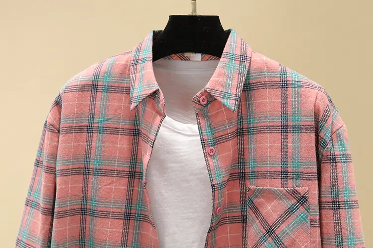 Women Plaid Long Sleeve Jacket 2023 New — feature 26
