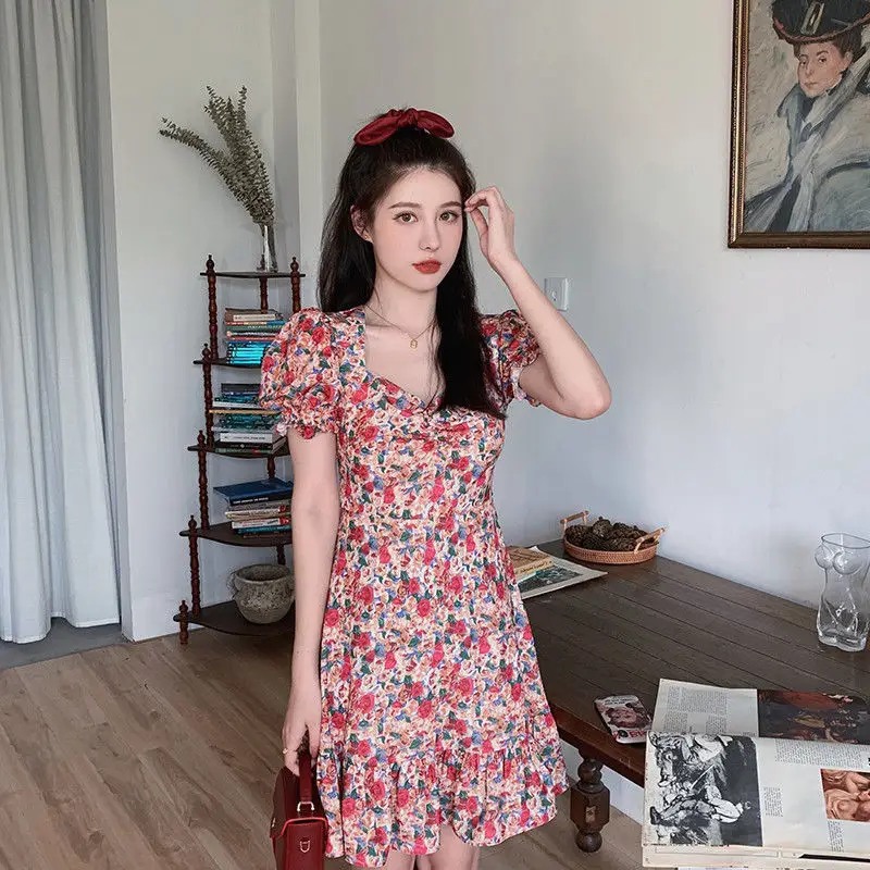French Floral Dress for Women 2026 Summer - Image 5