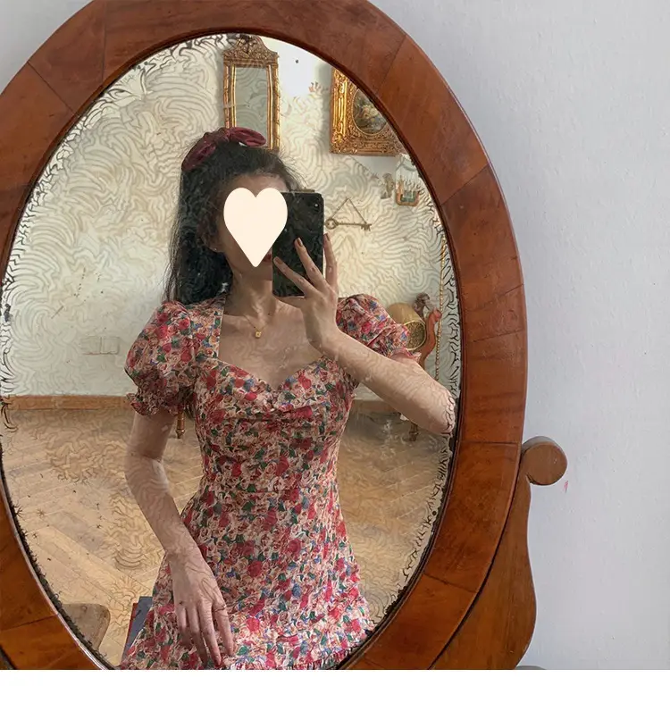 French Floral Dress for Women 2026 Summer — feature 3