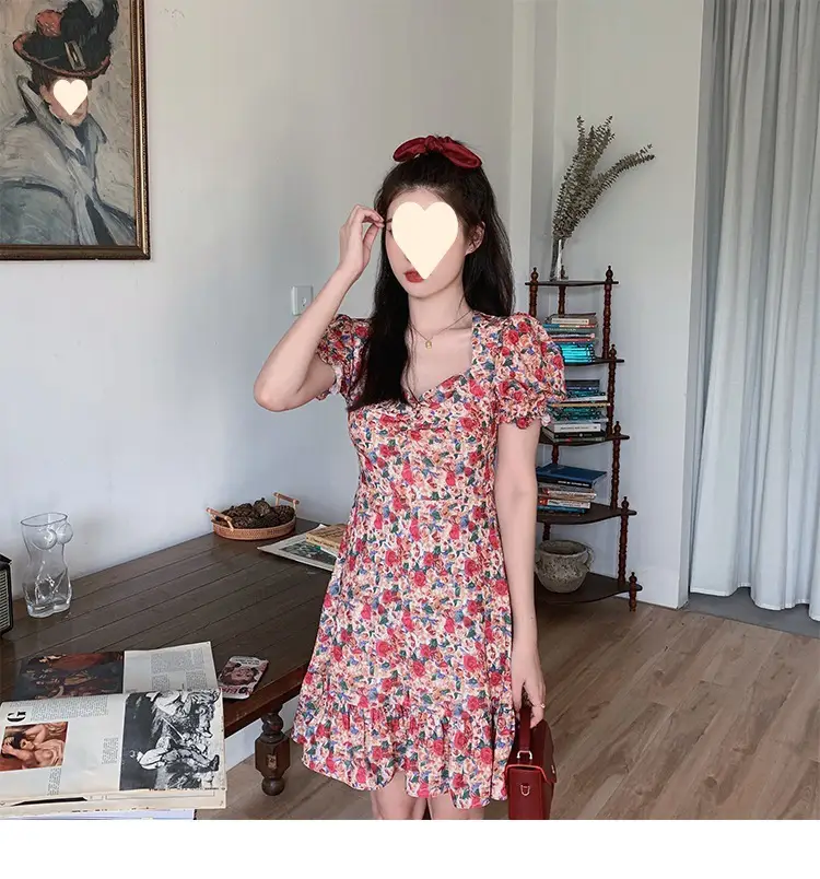 French Floral Dress for Women 2026 Summer — feature 4