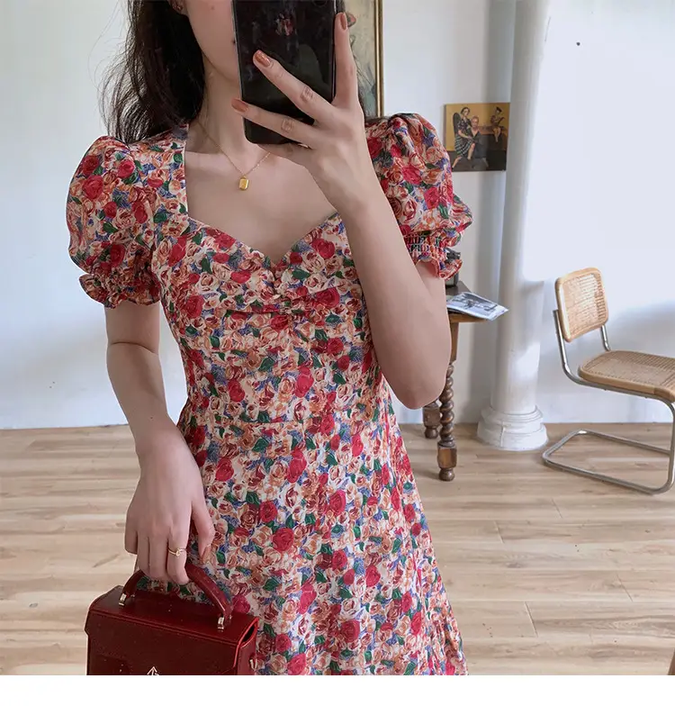 French Floral Dress for Women 2026 Summer — feature 5