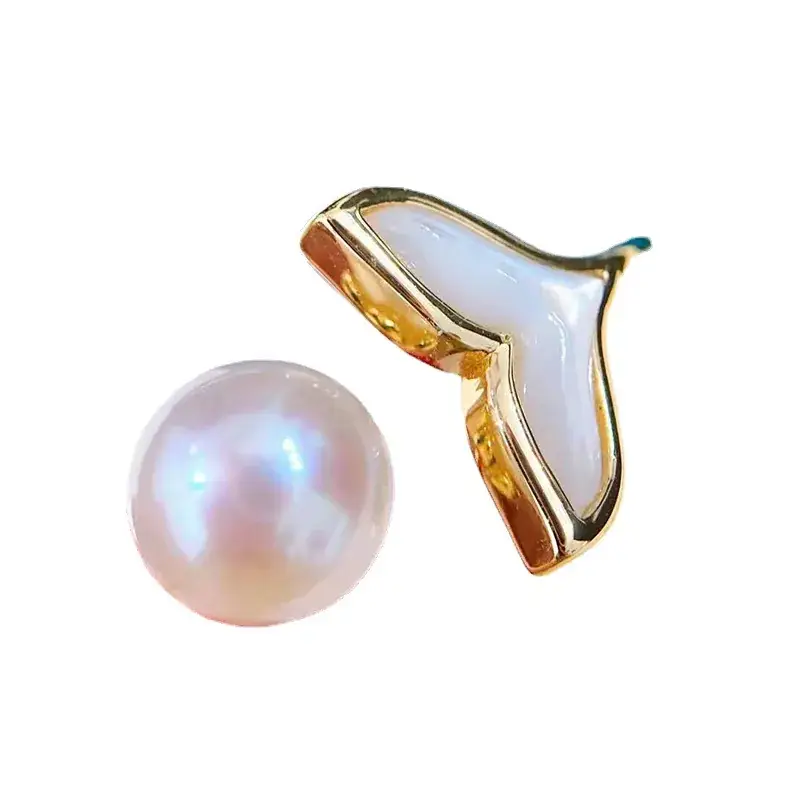 Natural Pearl Ring Fish Has You 7-8 Basic Round, Flawless Gloss, Good Fashionable and Versatile, Cute and Fresh - Image 6