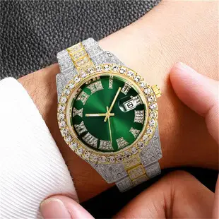 Gold Men's Quartz Watch with Steel Band — feature 21