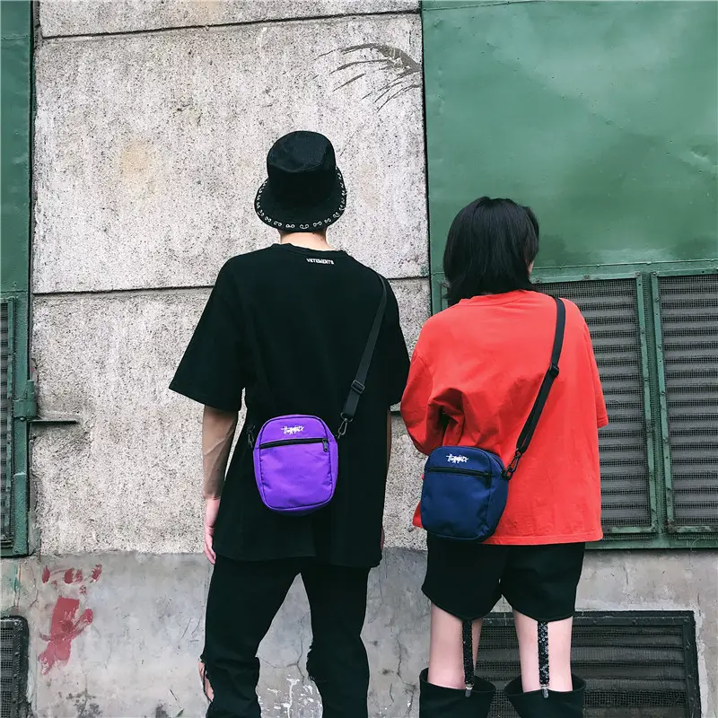 Red Japanese Style Men's Shoulder Bag