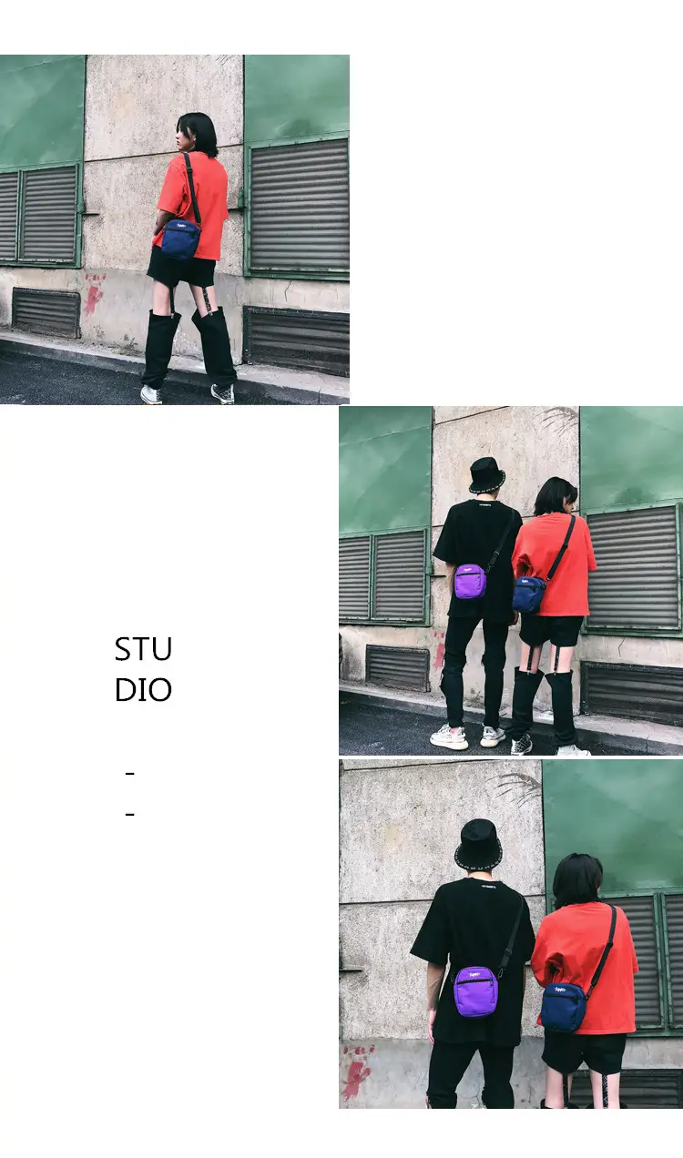 Red Japanese Style Men's Shoulder Bag — feature 15