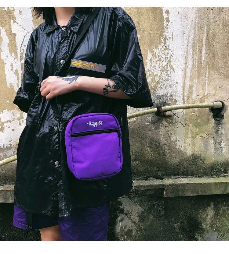 Red Japanese Style Men's Shoulder Bag — feature 18