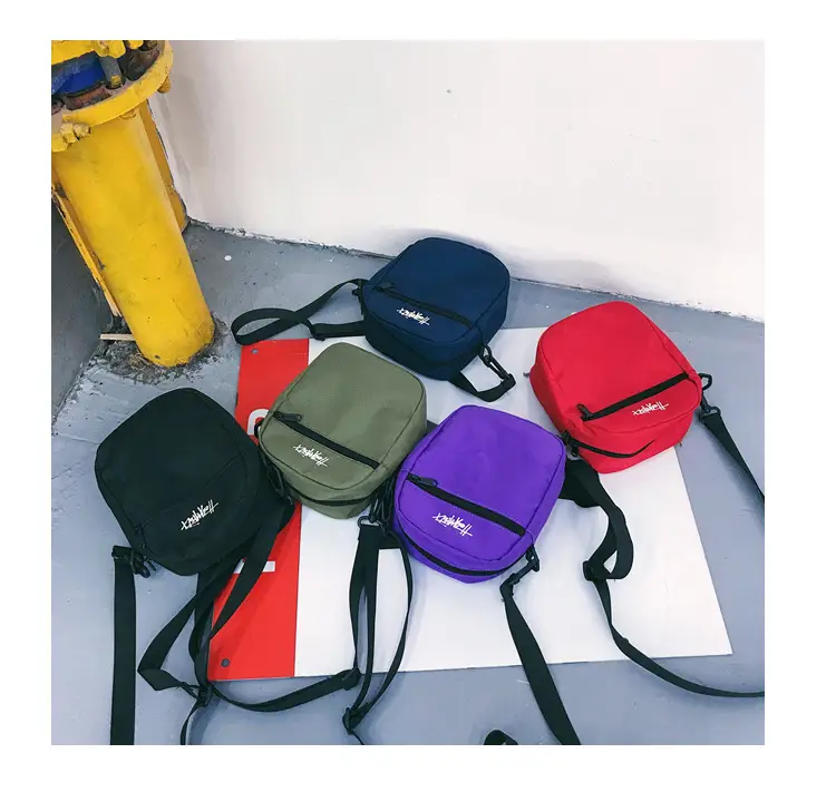 Red Japanese Style Men's Shoulder Bag — feature 28