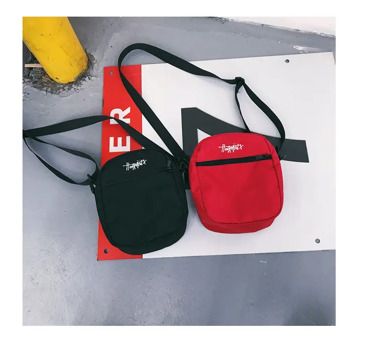 Red Japanese Style Men's Shoulder Bag — feature 30
