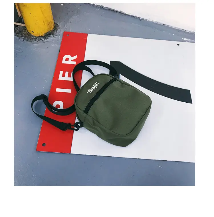 Red Japanese Style Men's Shoulder Bag — feature 38