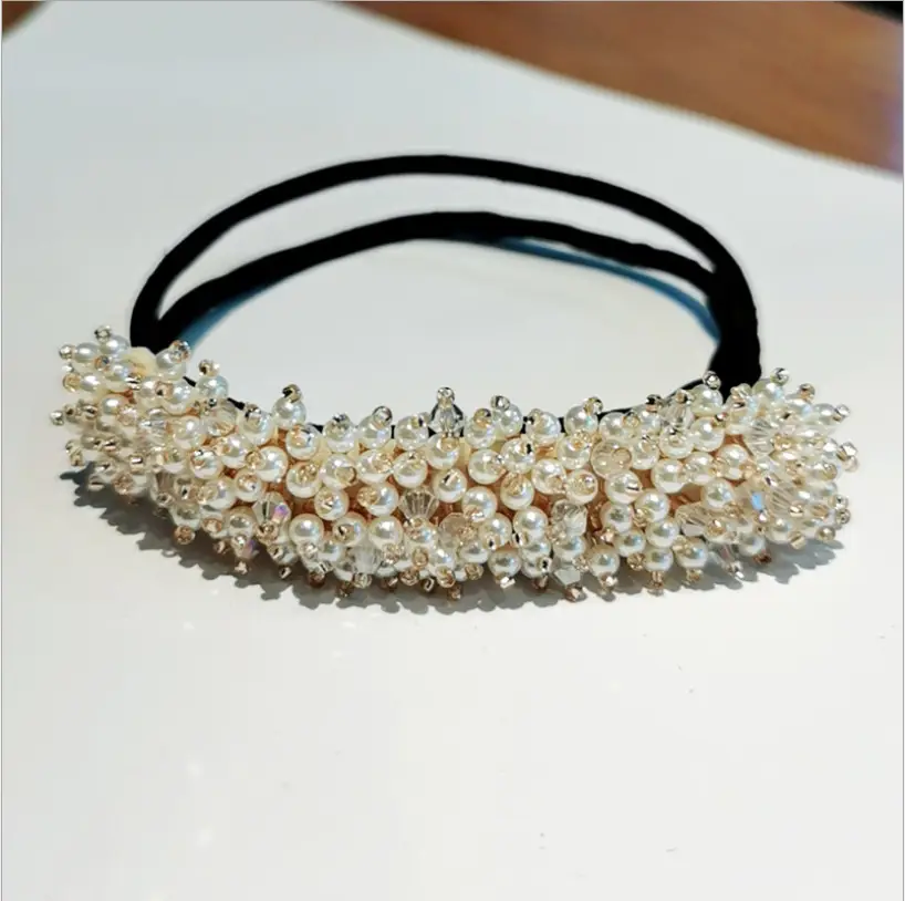 Crystal hair-white.