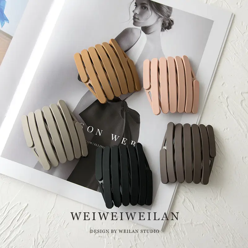 Folding Retractable Hairpin Headband Set of 6 - Image 6