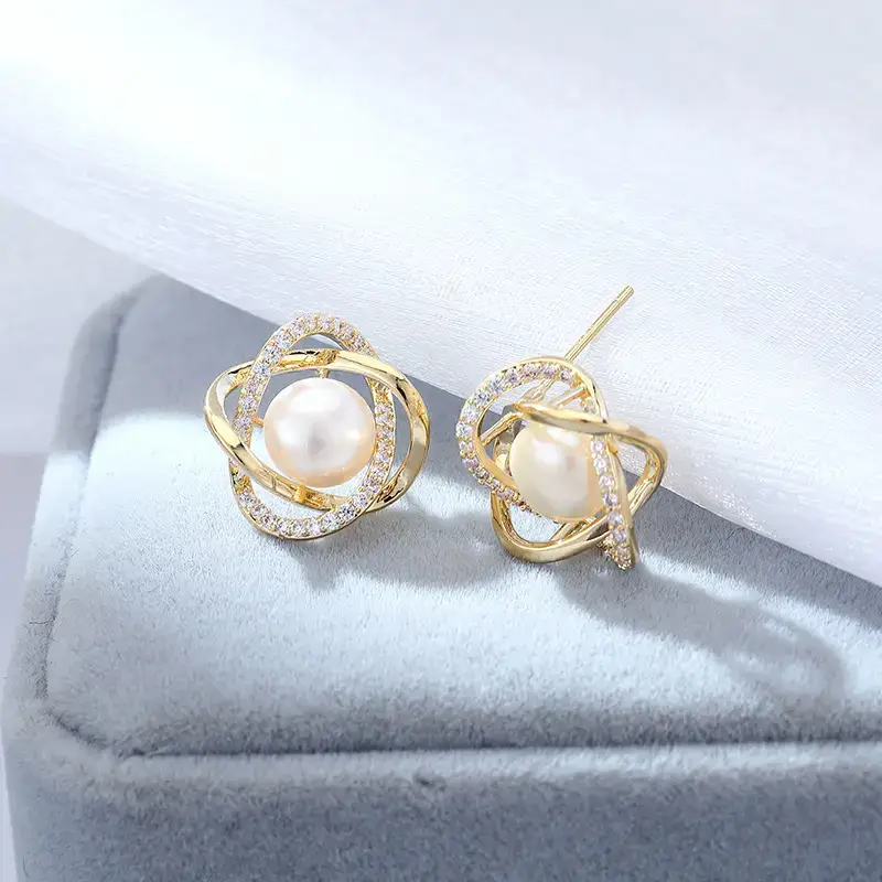 S925 Sterling Silver Pearl Earrings for Women - Image 11