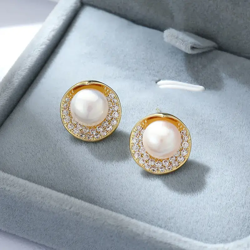 S925 Sterling Silver Pearl Earrings for Women - Image 12