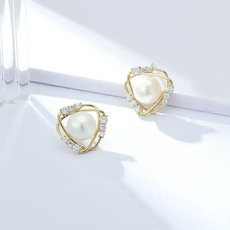 S925 Sterling Silver Pearl Earrings for Women - Image 13