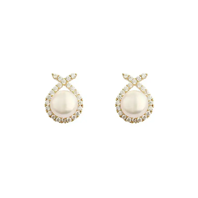 S925 Sterling Silver Pearl Earrings for Women - Image 3