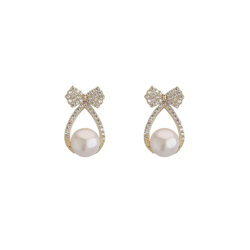 S925 Sterling Silver Pearl Earrings for Women - Image 5