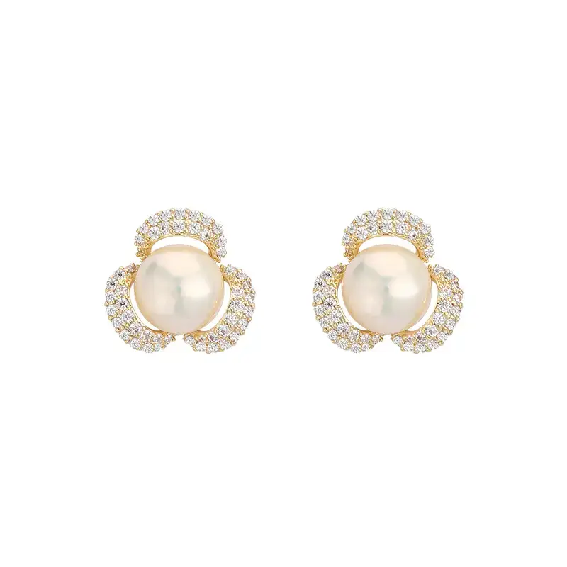 S925 Sterling Silver Pearl Earrings for Women - Image 6