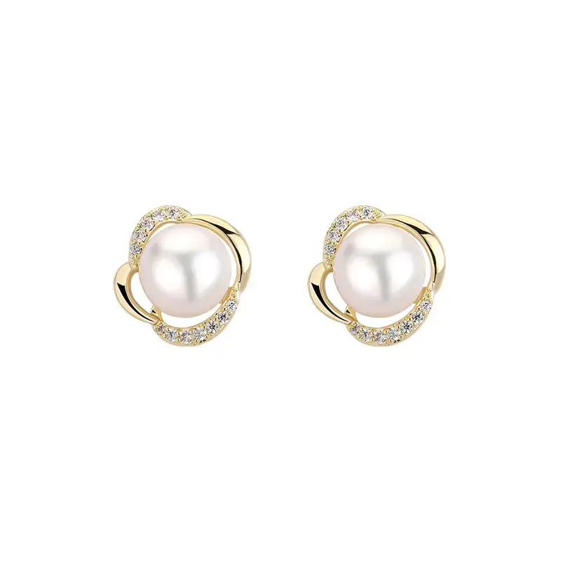 S925 Sterling Silver Pearl Earrings for Women - Image 8