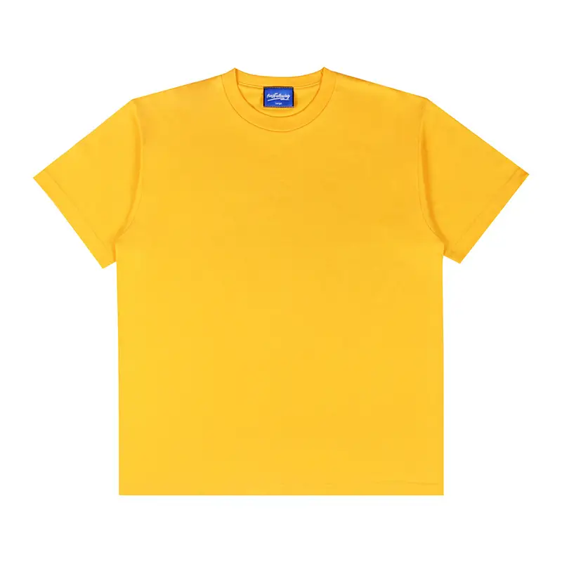 Unf Heavyweight Pure Cotton T-Shirt Spring Summer Loose Off Shoulder