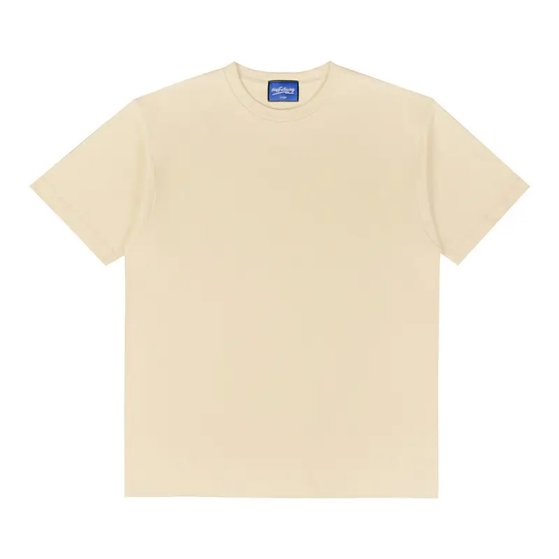 Unf Heavyweight Pure Cotton T-Shirt Spring Summer Loose Off Shoulder