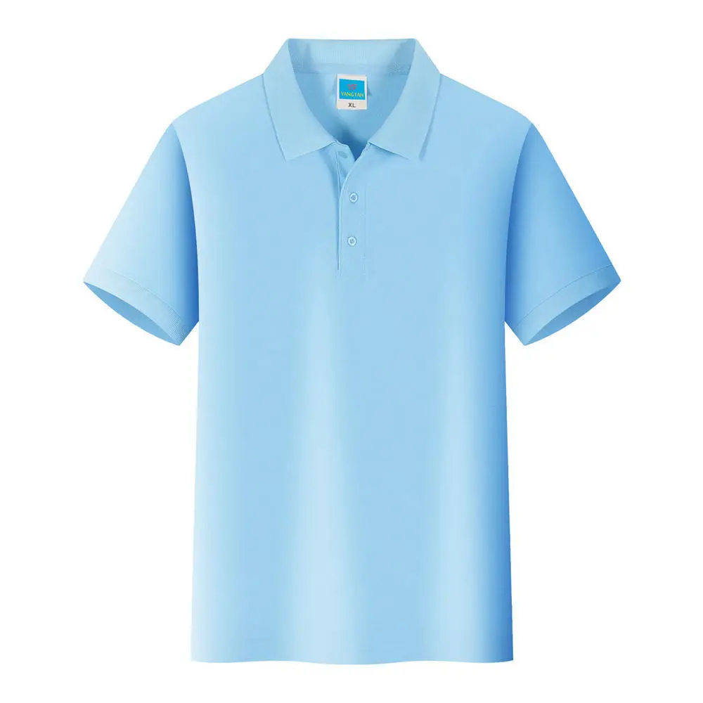 Black Cotton Polo Shirt with Logo Print - Image 15
